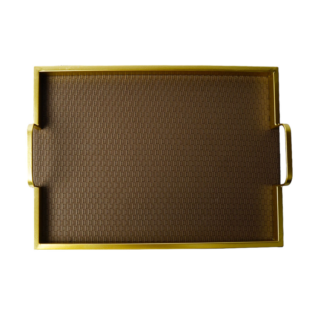 TRAY SET 2PC LEATHER 286-292