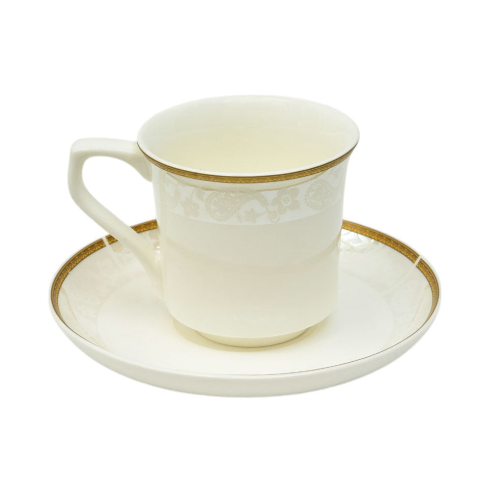 CUP & SAUCER BONE CHINA HO4 IMK (Pack 6)