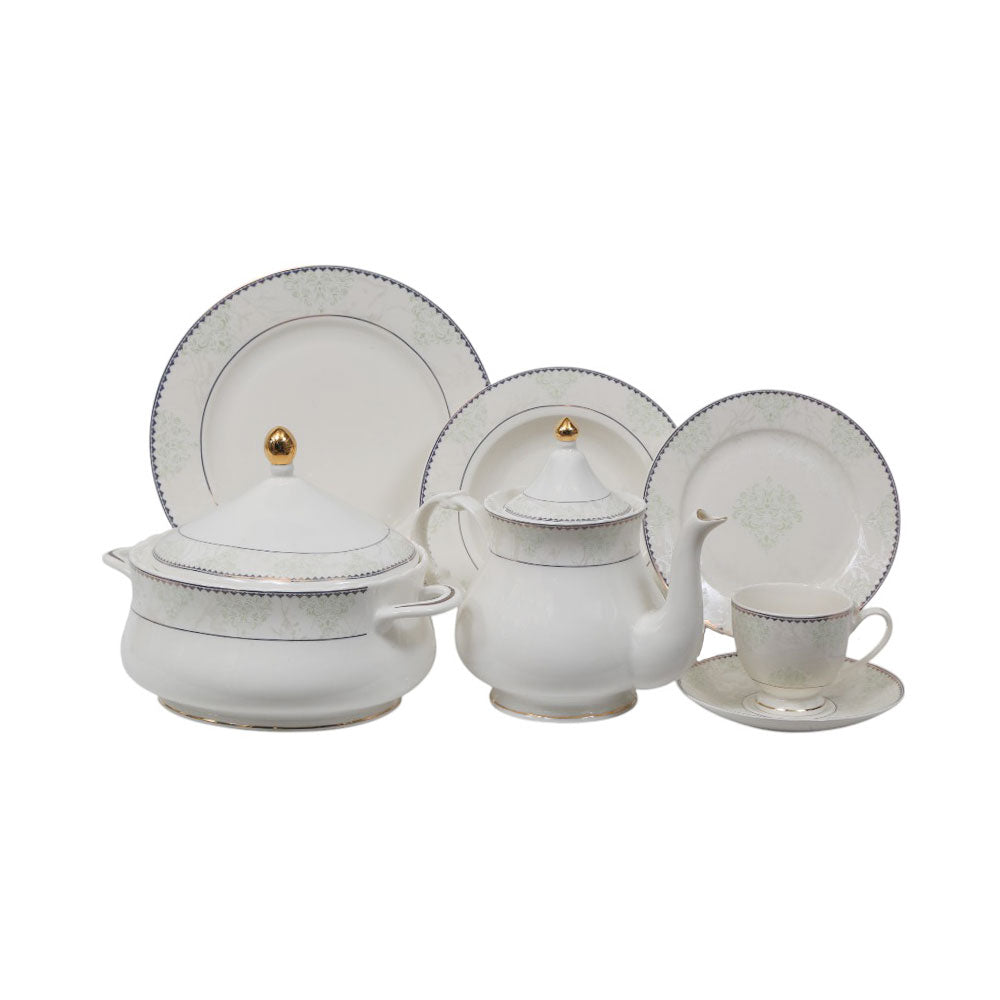 DINNER SET 61PC BONE CHINA GW-G04 ET