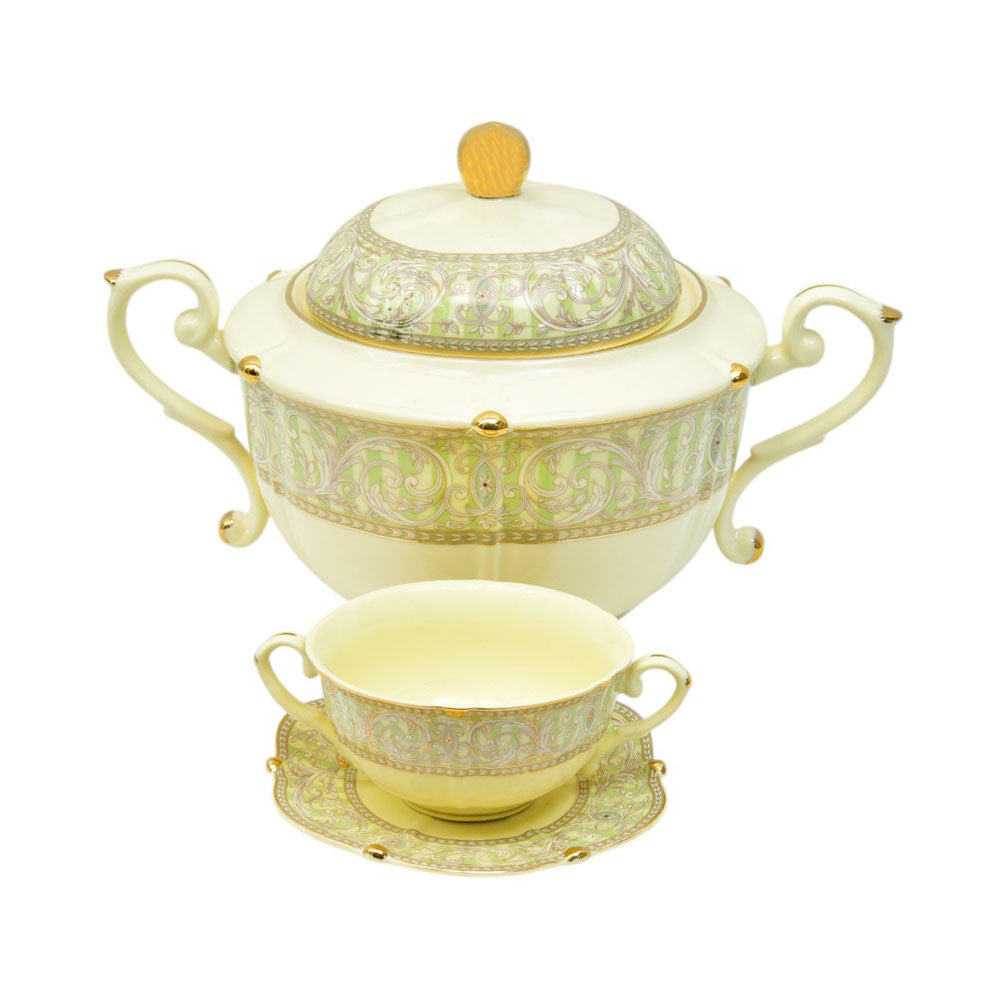 SOUP SET 23PC PORCELAIN KY7953 MS