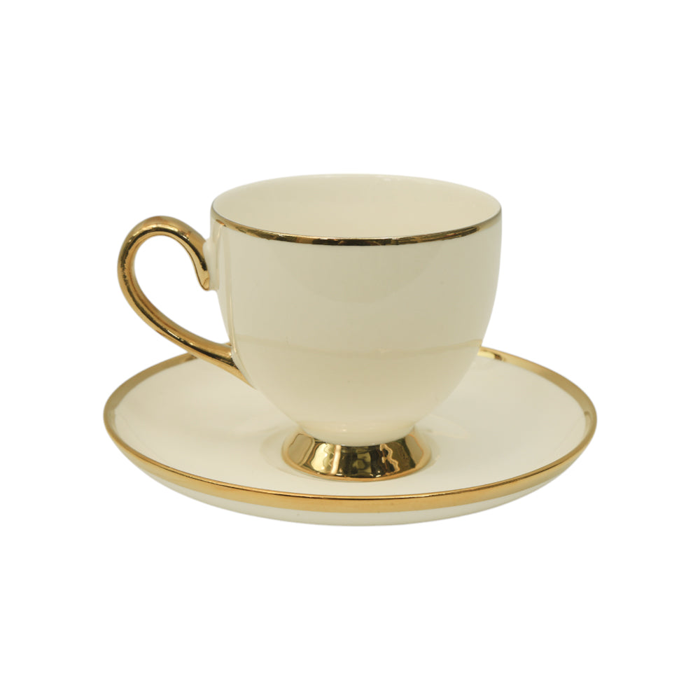 CUP SAUCER BONE CHINA GGK FD KF (Pack 6)