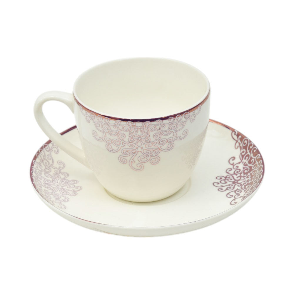 CUP SAUCER BONE CHINA SH146 02687 KF (Pack 6)