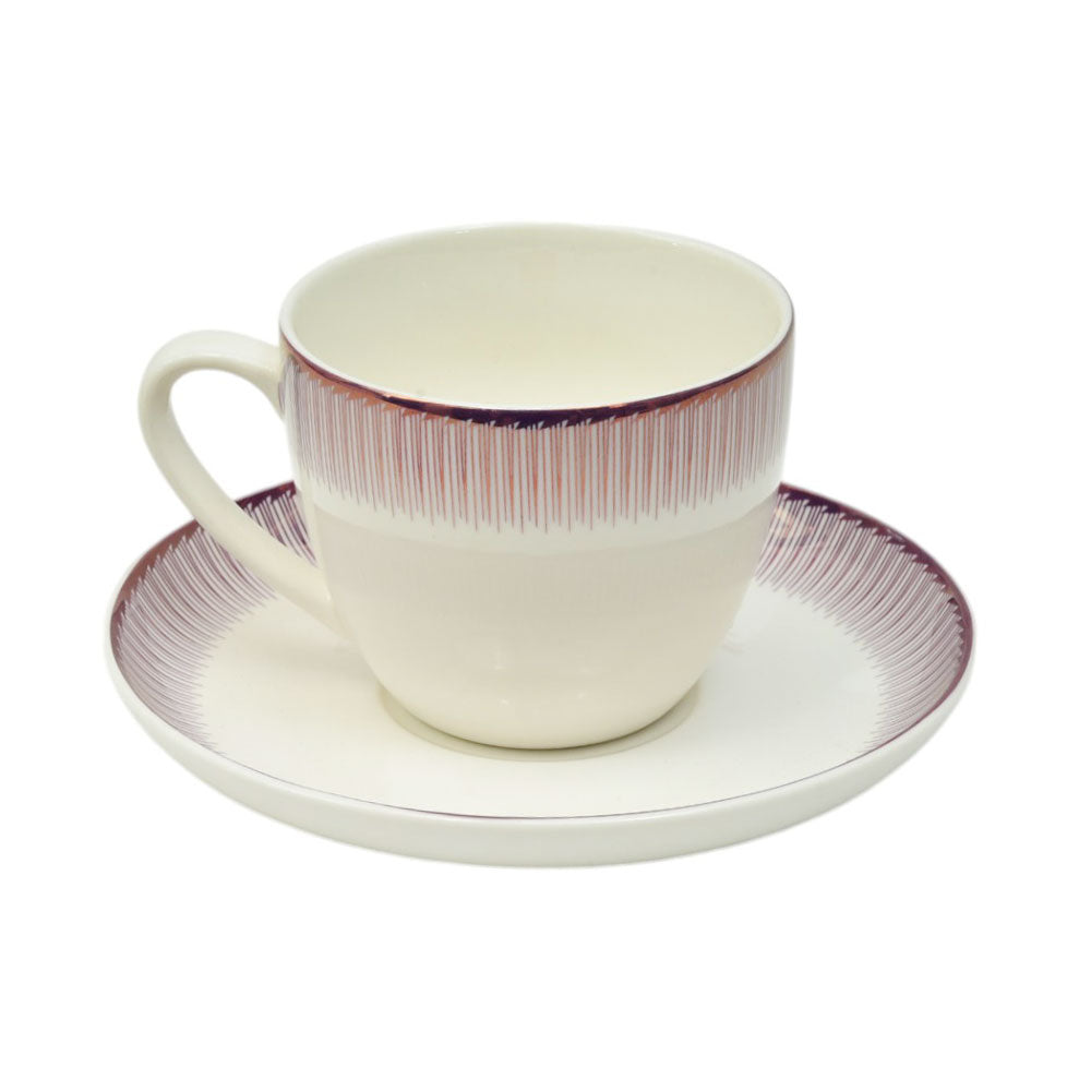 CUP SAUCER BONE CHINA SH146 03323 KF (Pack 6)