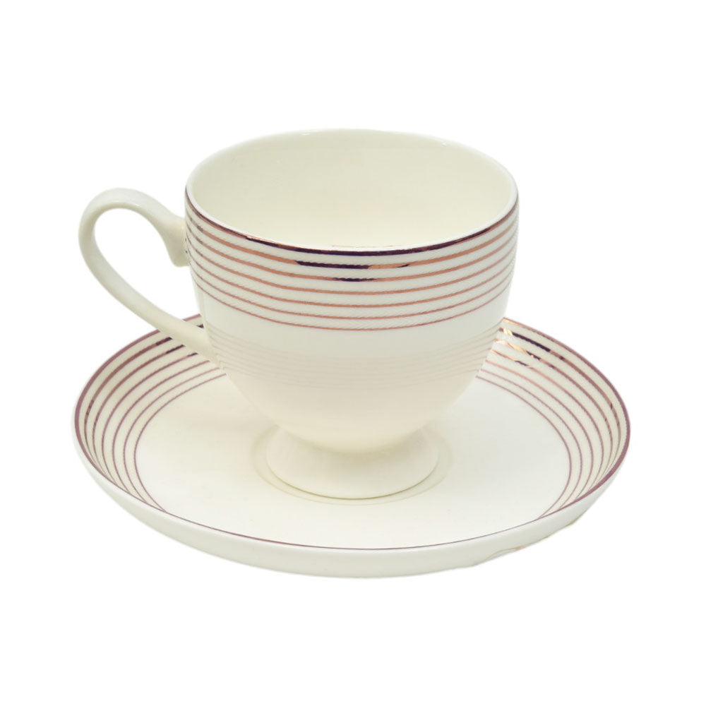 CUP SAUCER BONE CHINA FD 03326 KF (Pack 6)
