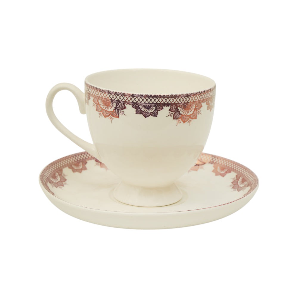 CUP SAUCER BONE CHINA FD 03329 KF (Pack 6)