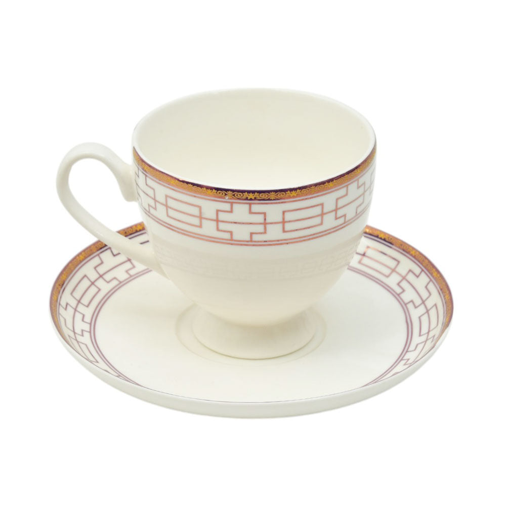 CUP SAUCER BONE CHINA FD 03323 KF (Pack 6)