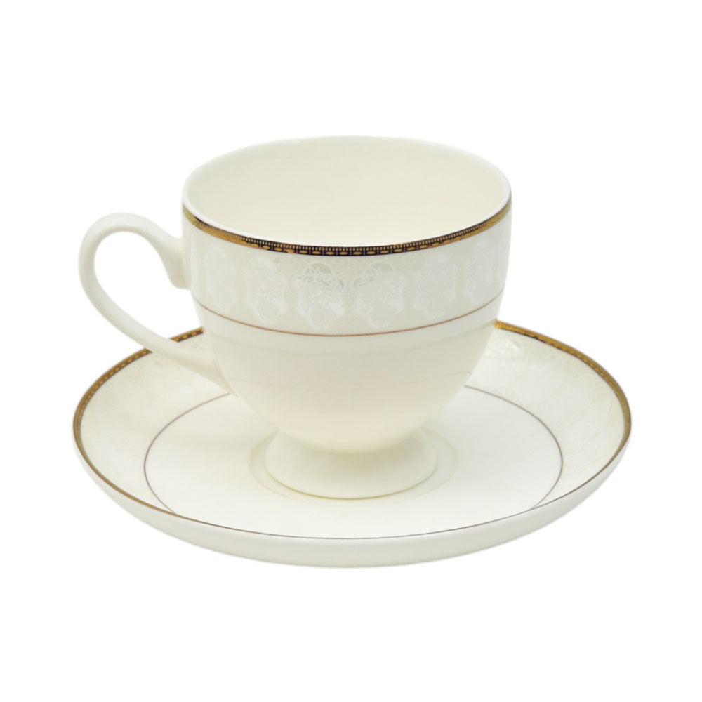 CUP & SAUCER BONE CHINA FD015 TMC (Pack 6)