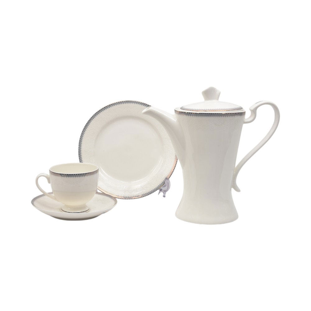 TEA SET 24PC BONE CHINA ONE MORE FQ5