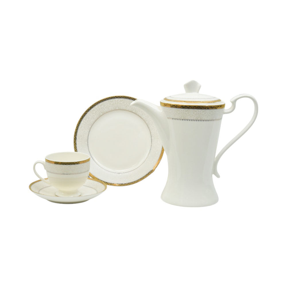 TEA SET 24PC BONE CHINA ONE MORE FQ7