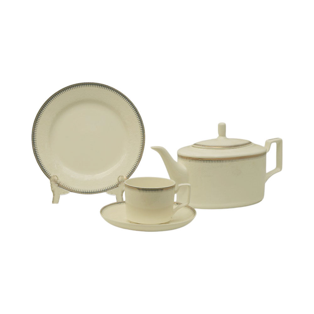 TEA SET 24PC BONE CHINA LD4 AW