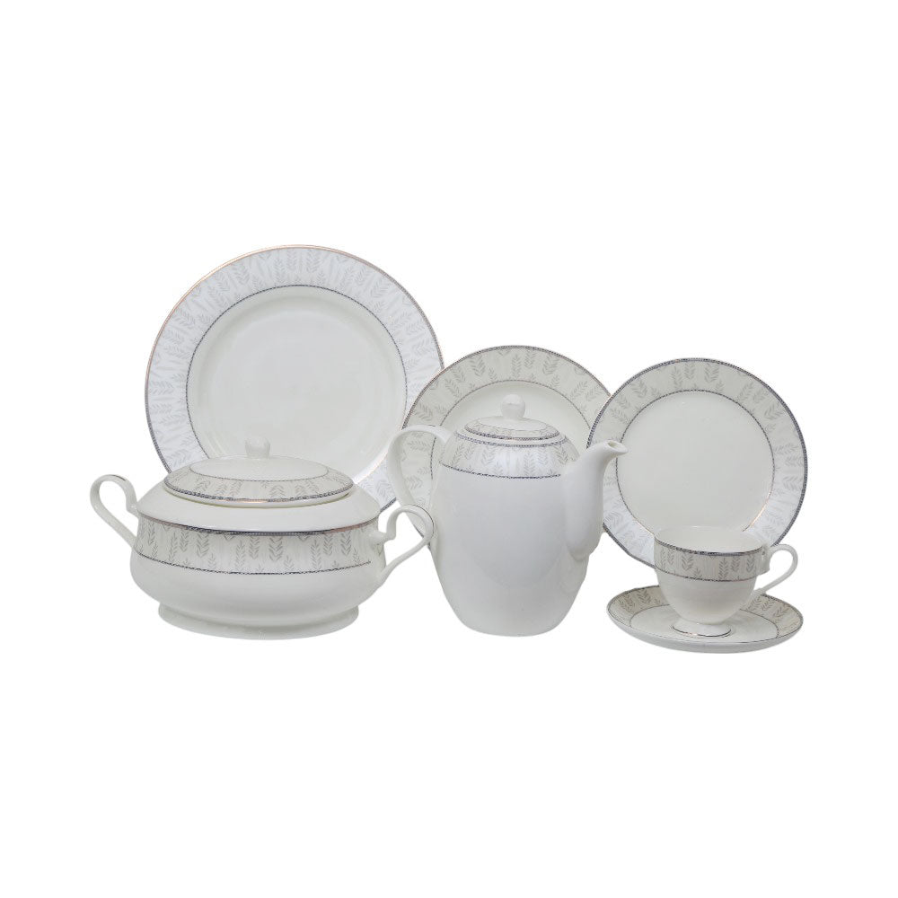 DINNER SET 61PC SUPERBONE JT004 RC