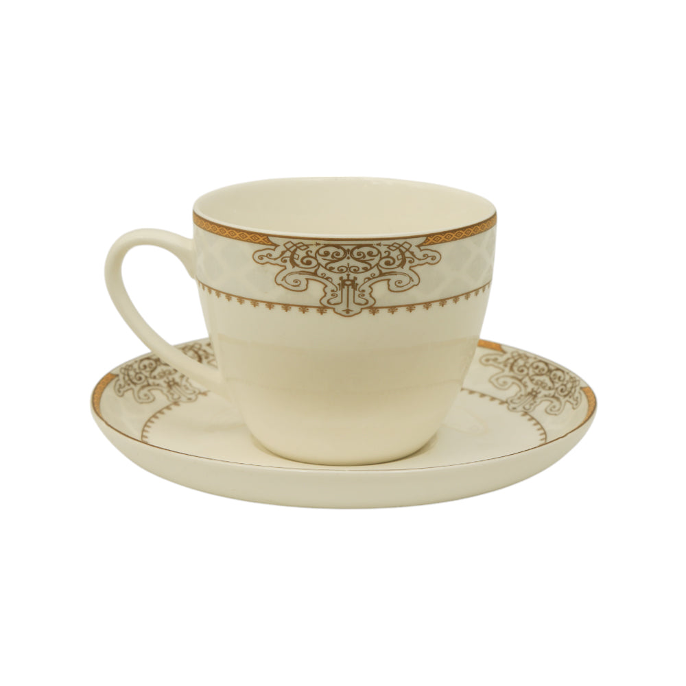 CUP & SAUCER BONE CHINA 146-02911 RC (Pack 6)