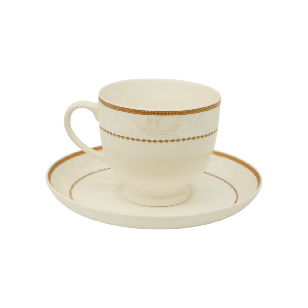 CUP & SAUCER BONE CHINA LEMON 02773 RC (Pack 6)