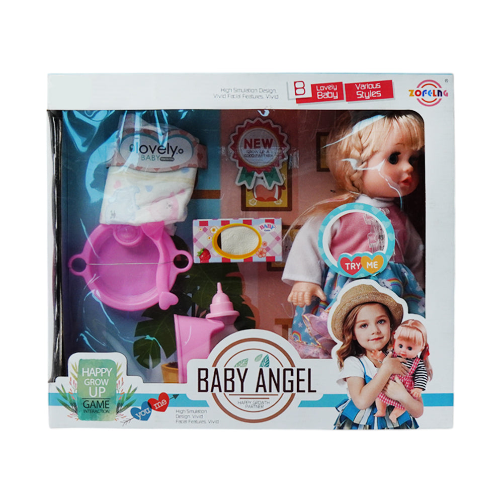 L002-23 14 INCH DOLL W-ACCESSORIES