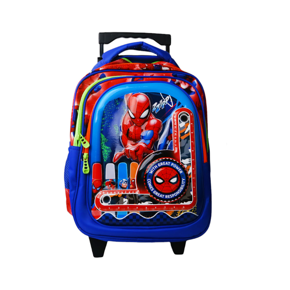 2310 SCHOOL TROLLEY BAG SPIDERMAN 16INCH
