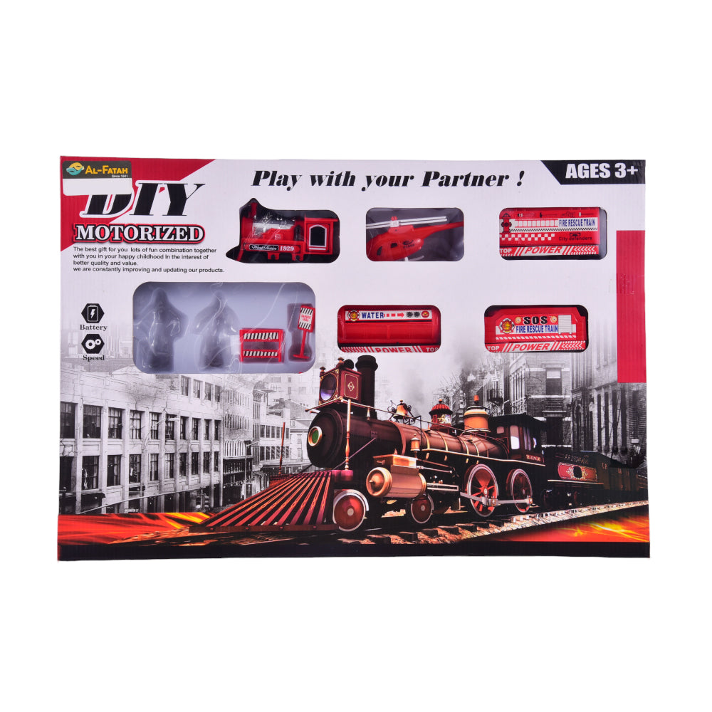 X015-27 DIY MOTORIZED RAILWAY TRACK SET