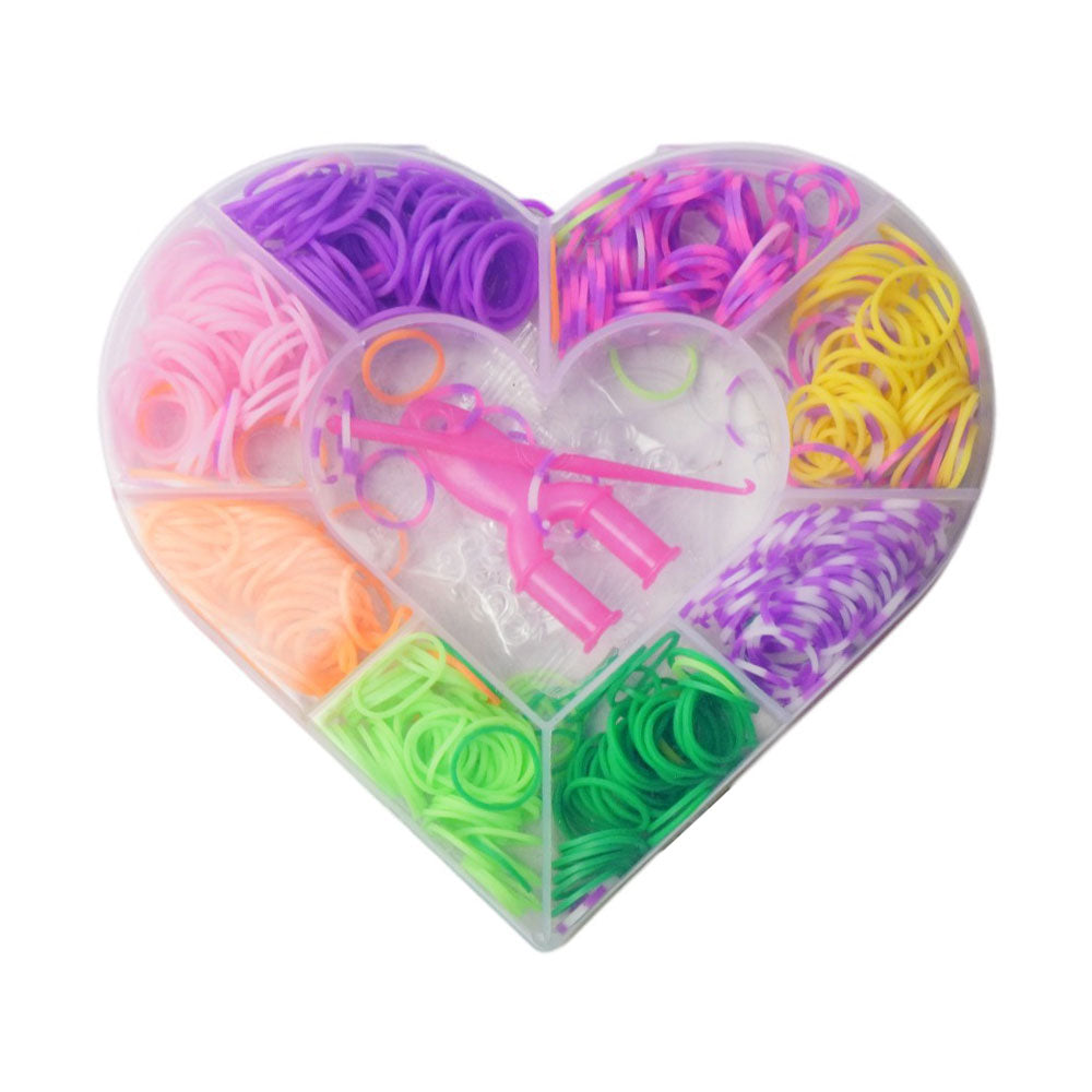HJ-010 RUBBER BANDS SET IN HEART IR