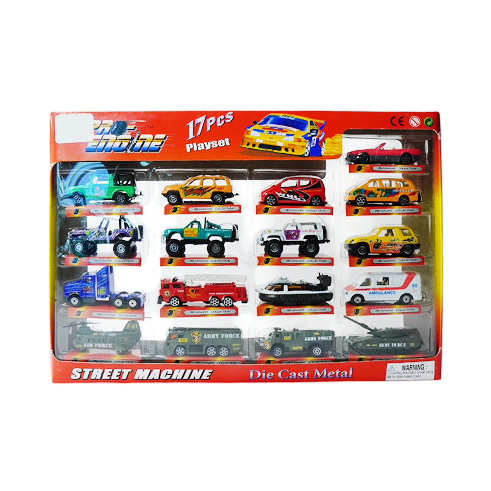 PT2010 STREET MACHINE DINKY 17PCS
