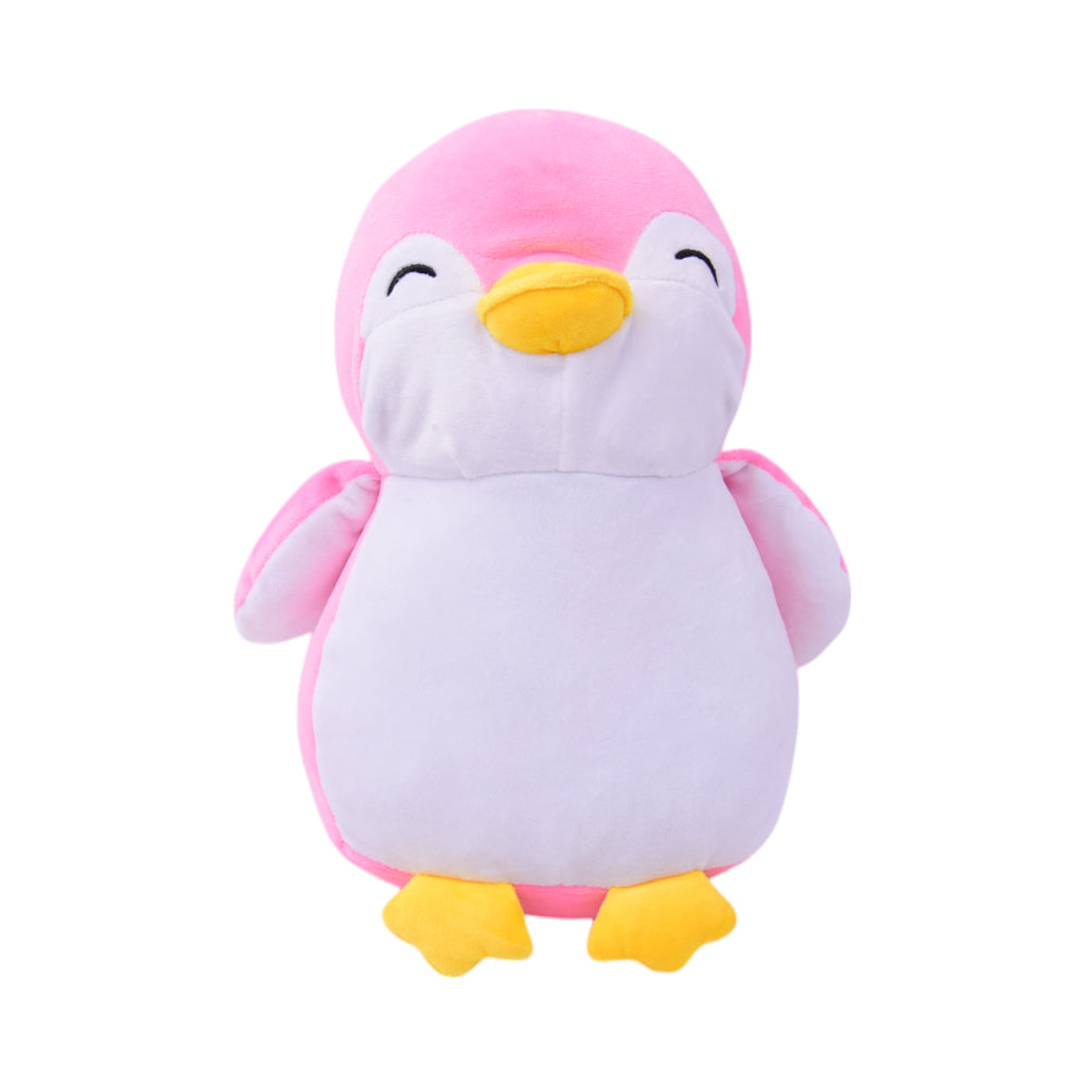 PLUSH PENGUIN PINK 30CM