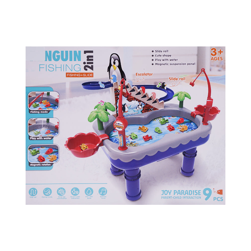 7713B PENGUIN FISHING GAME 2 IN 1