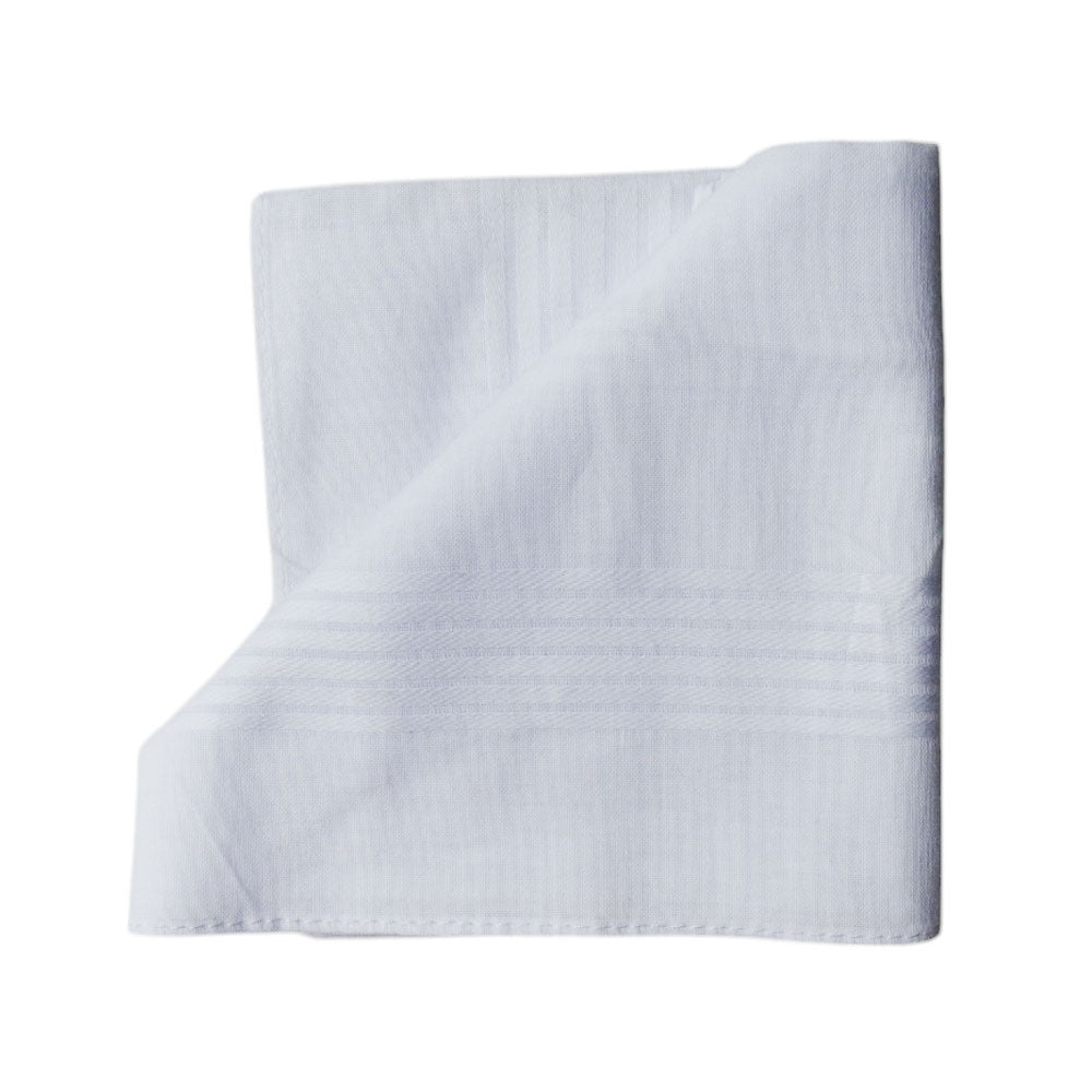 GENTS HANDKERCHIEF SA-24 WHITE