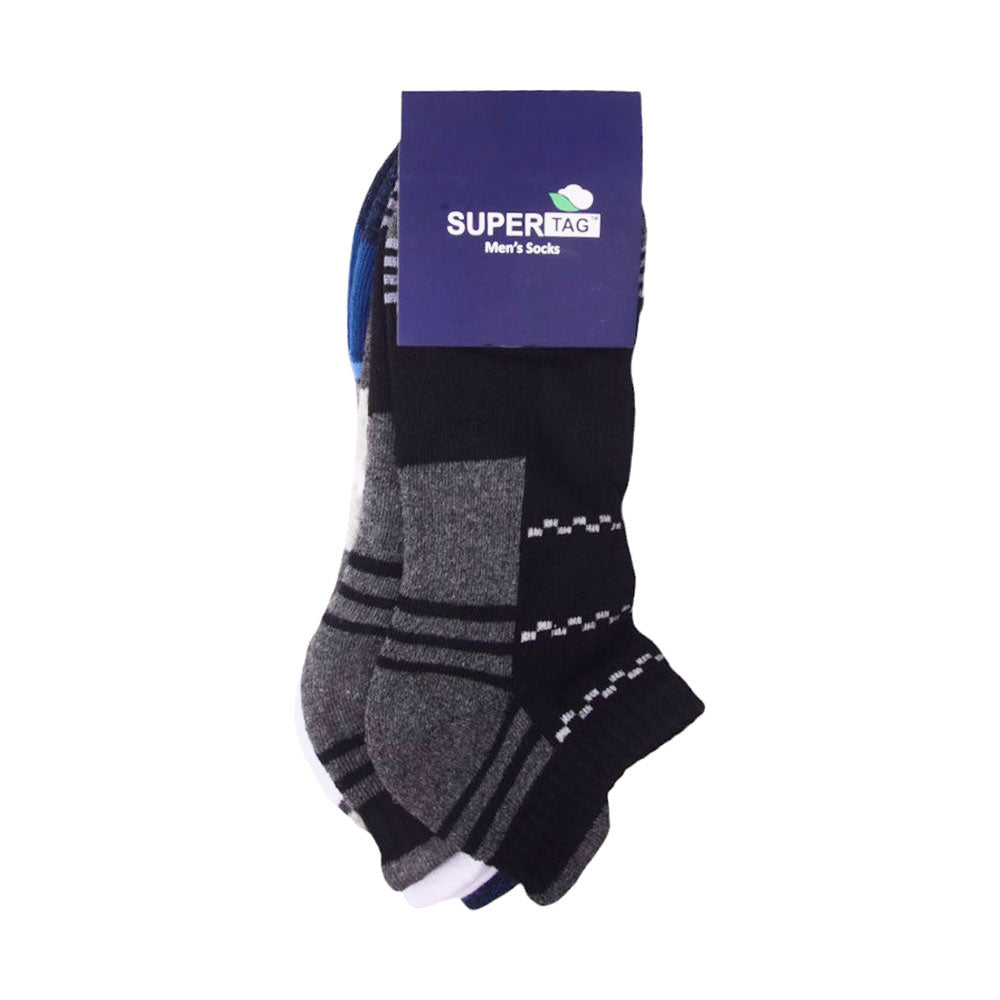 SUPER TAG SOCKS ANKLE TERRY 3P-24