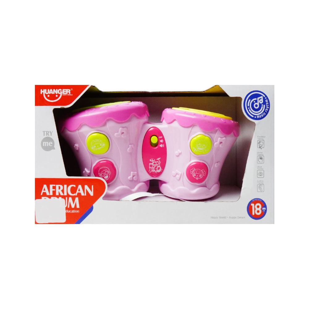 HE0506 MUSICAL AFRICAN DRUM PINK