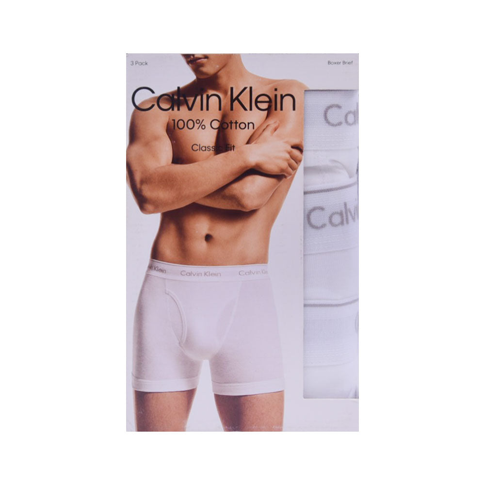 CK MEN BOXER BRIEF P-3 NB4003-100 WHT XL (IR)
