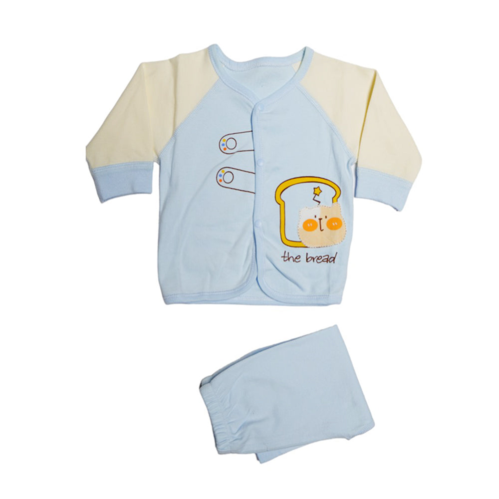 UNISEX L/S 2PC PAJAMA SUIT MZS-24 0-6M 551