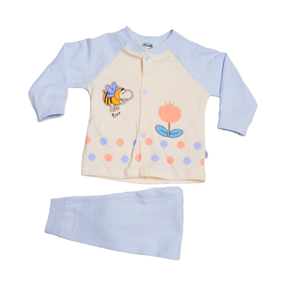 BOYS L/S 2PC PAJAMA SUIT MZS-24 6-9M 3062