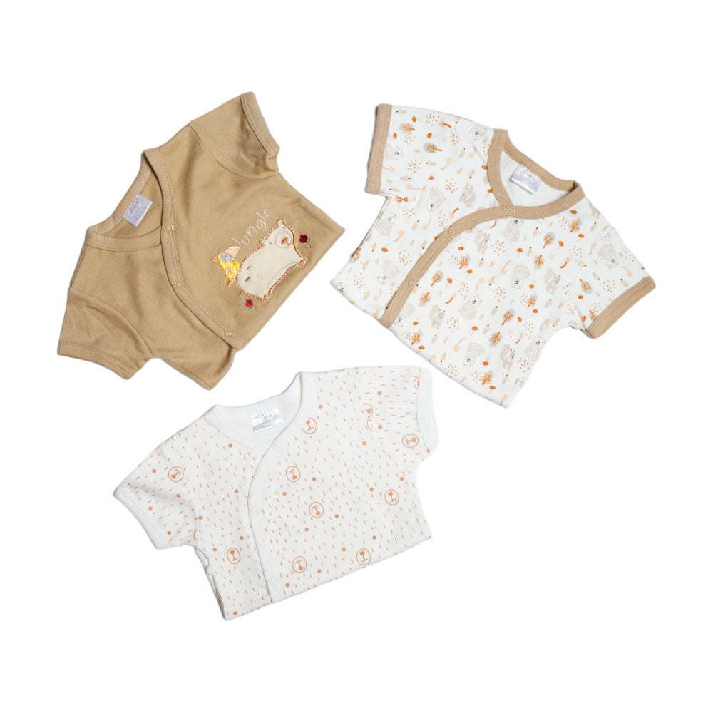 BOYS S/S 3PC BODY SUIT MZS-24 3-6M THAI