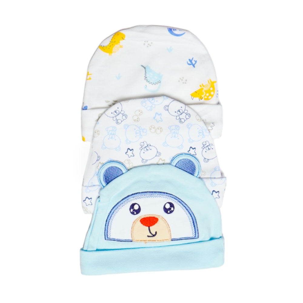 BABY ROUND CAP 3PC SET MZS-24 THAI