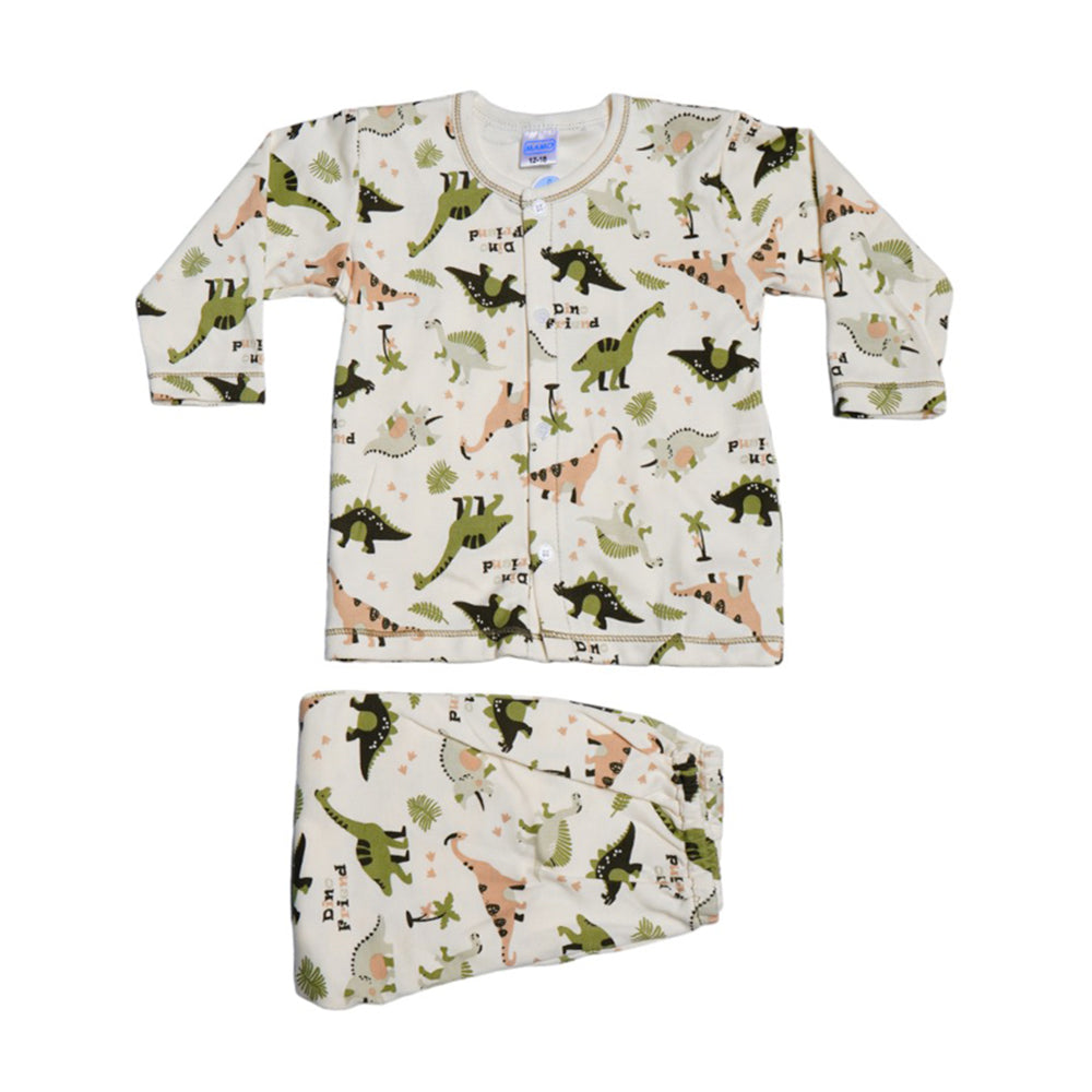 BOYS L/S 2PC PAJAMA SUIT MZS-24 12-18M THAI BL326