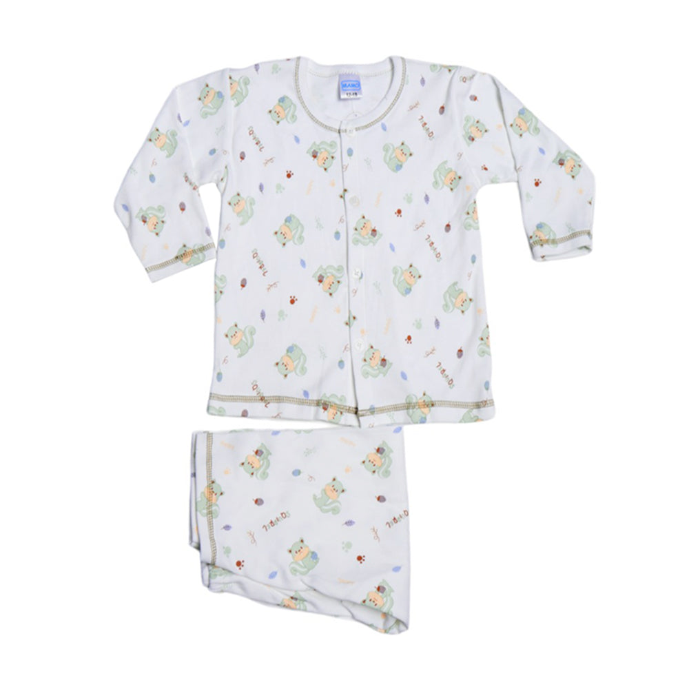 BOYS L/S 2PC PAJAMA SUIT MZS-24 12-18M THAI BL323