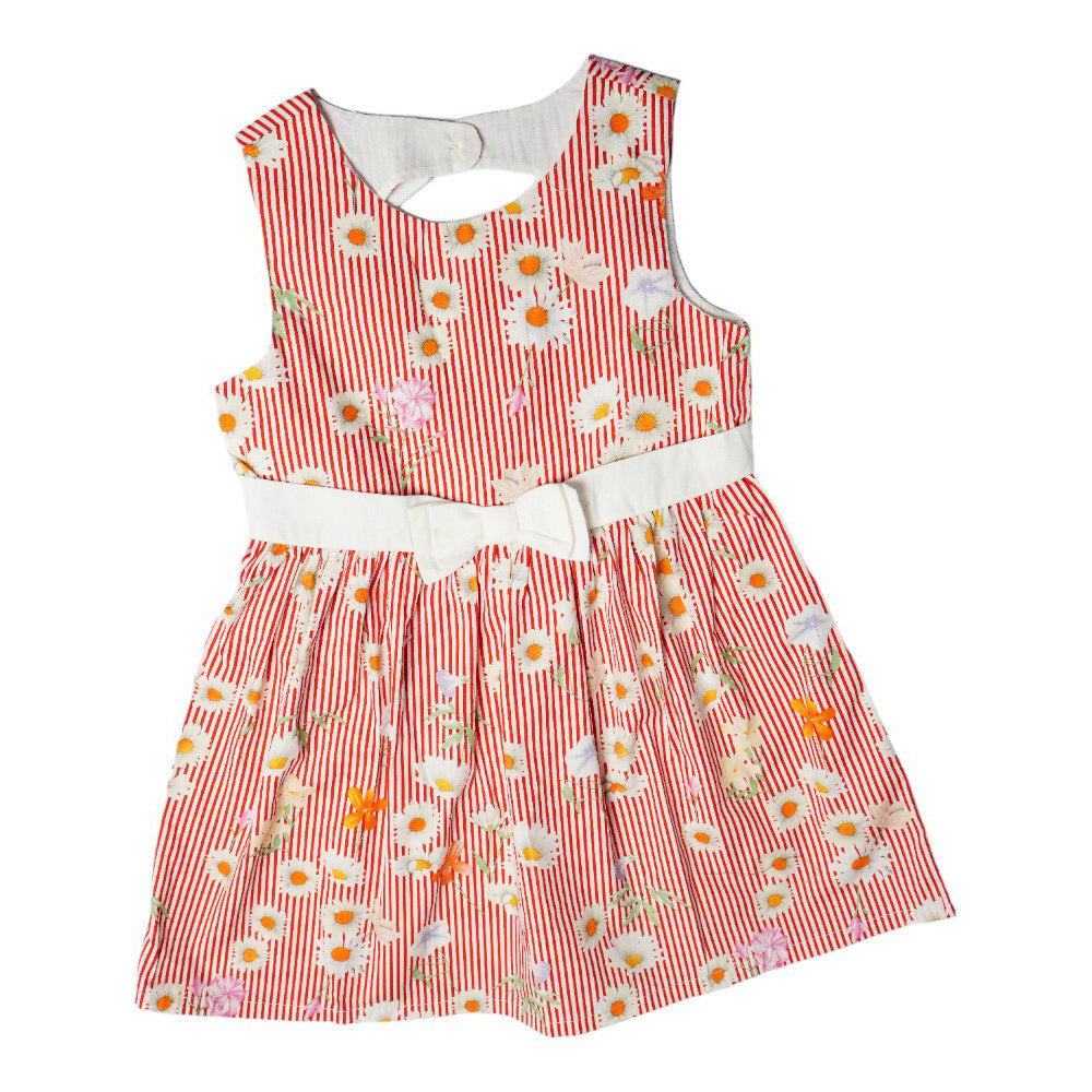 GIRLS S/L FROCK MZS-24 2-3 YEAR 005