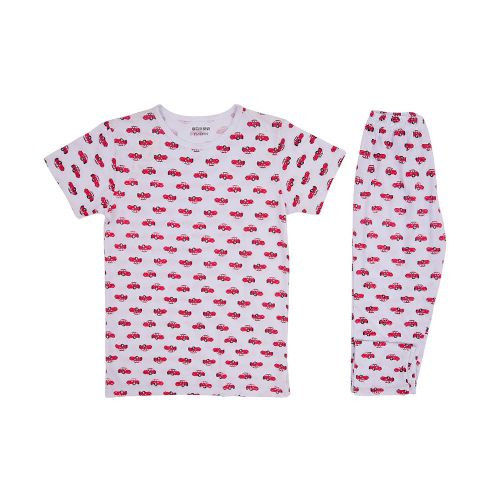 BOYS S/S 2 PC PACK SLEEPING SUIT MZS-24 11-12 Y 5612