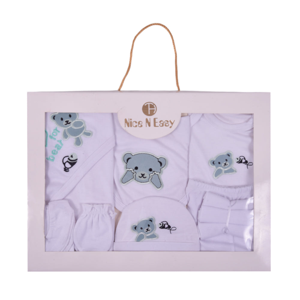 BABY GIFT SET 10PC BOX NICE & EASY GREEN MZS-24