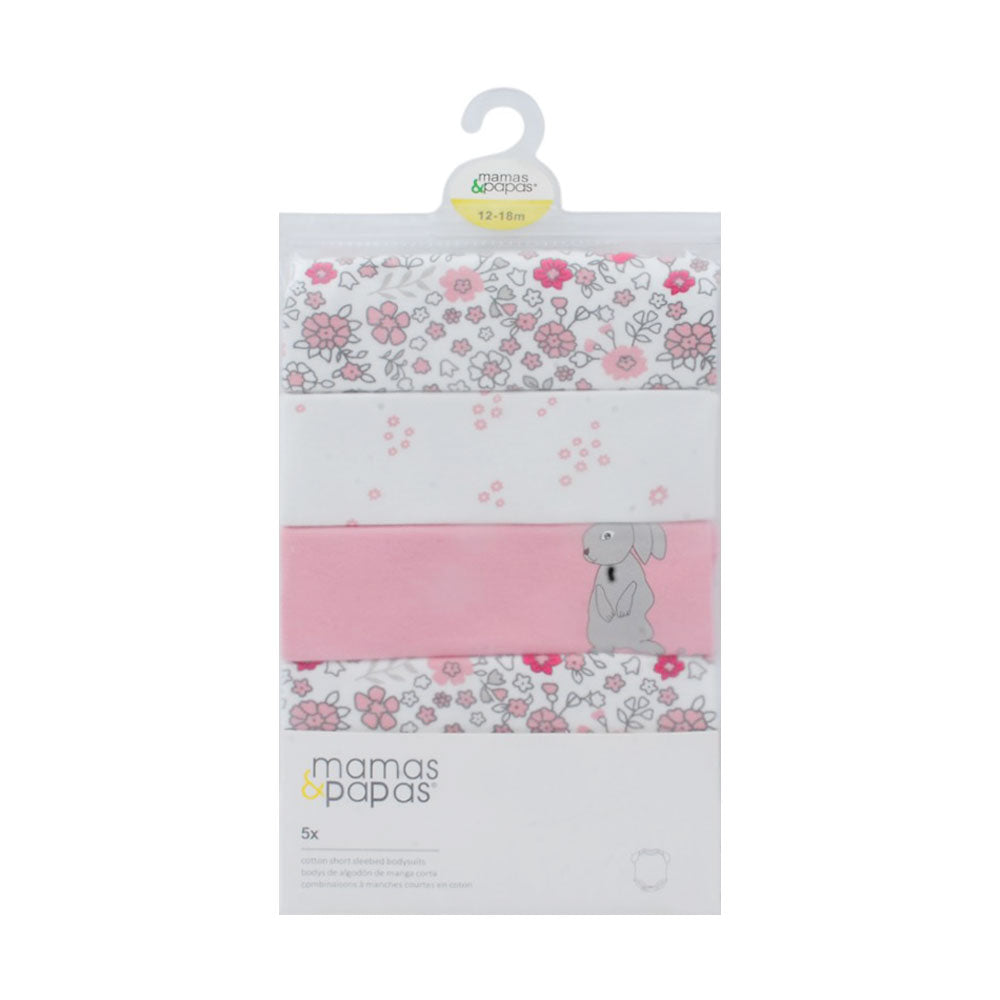 GIRLS S/S 5PC BODY SUIT M&P MZS-24 12-18M CHI 5001