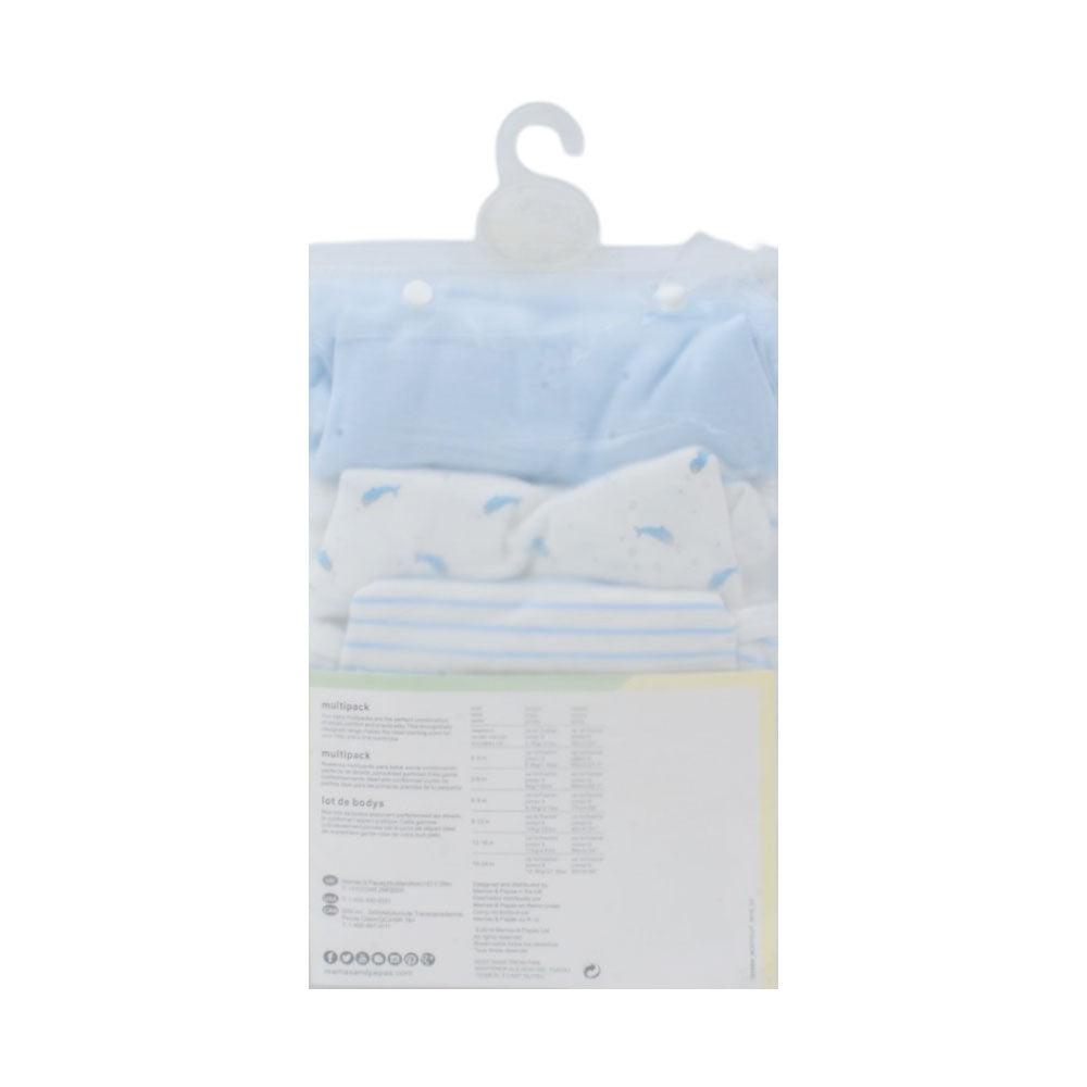 BOYS S/S 5PC BODY SUIT M&P MZS-24 3-6M CHI 5002