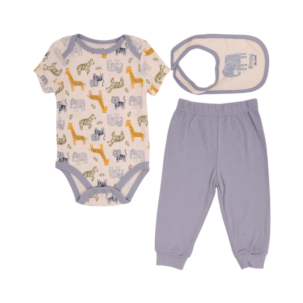 BOYS S/S 3PC BODY SUIT MZS-24 9-12M BP11212-BP11206