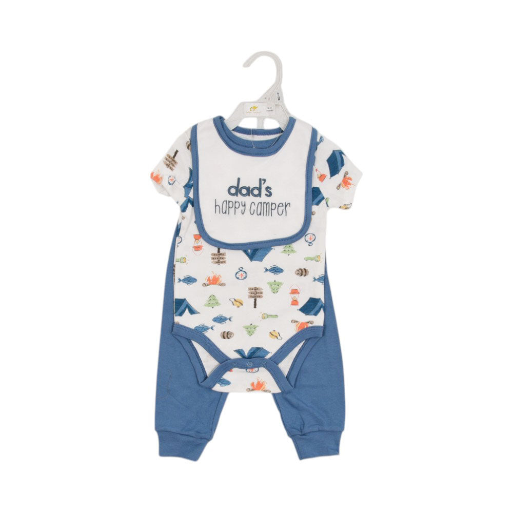 BOYS S/S 3PC BODY SUIT MZS-24 9-12M BP11214