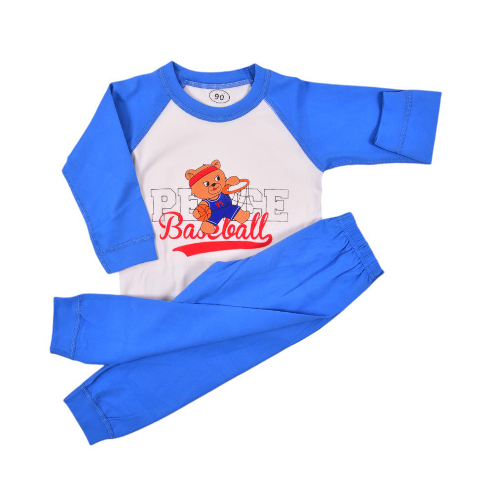 BOYS L/S 2PC PAJAMA SUIT 18-24M MZS-24 502