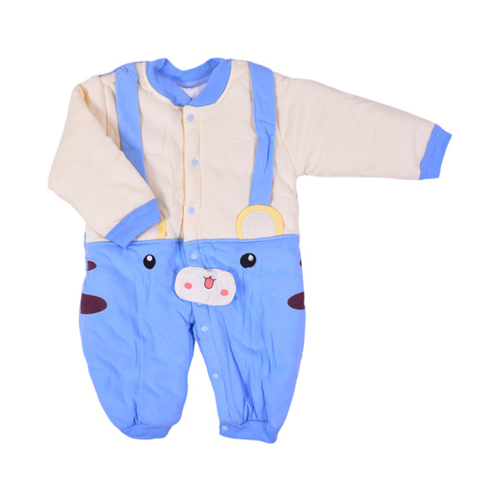 BOYS L/S QUILTED ROMPER 0-3M MZS-24 554