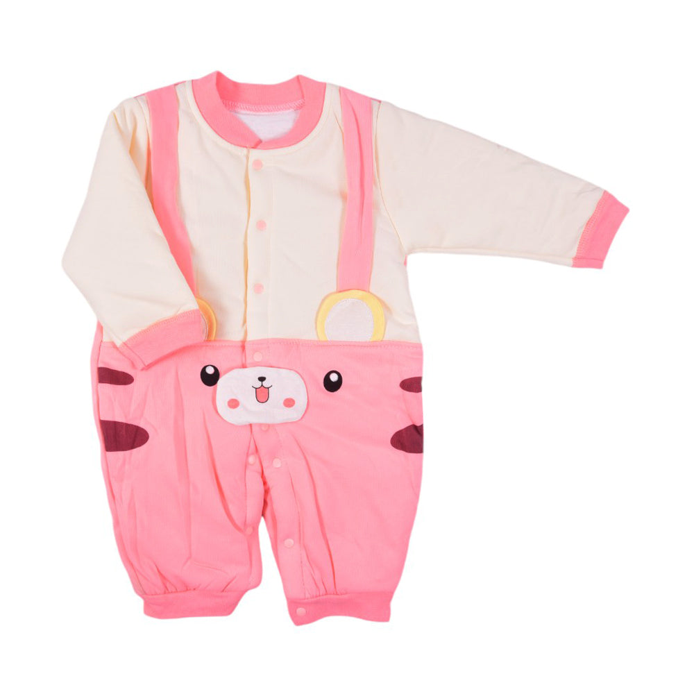 GIRLS L/S QUILTED ROMPER N-B MZS-24 554
