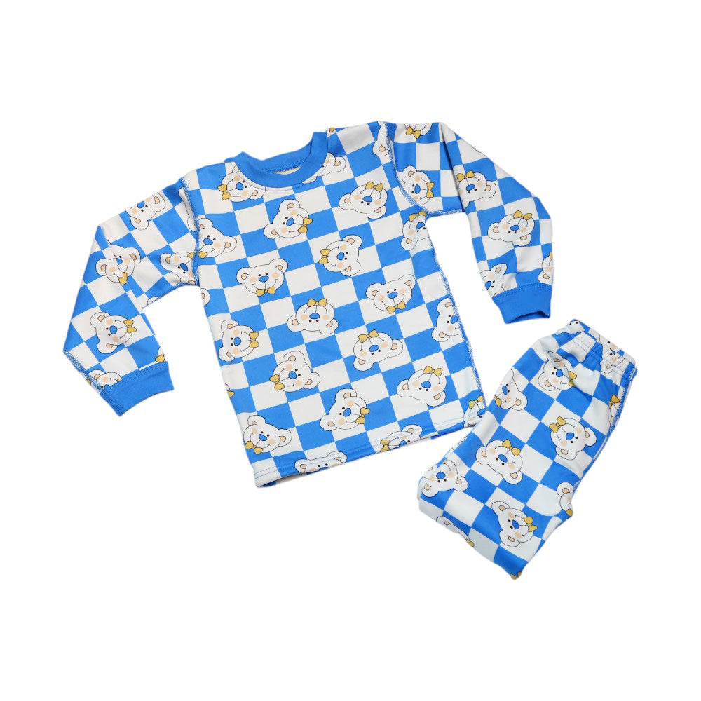 BOYS L/S 2PC PAJAMA SUIT MZW-24 4-5 YEAR 0103