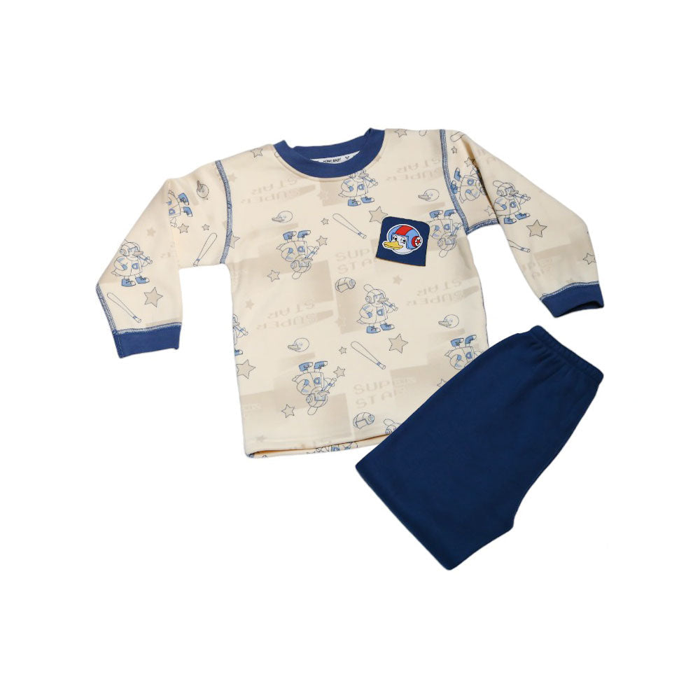 BOYS L/S 2PC PAJAMA SUIT MZW-24 5-6Y 38