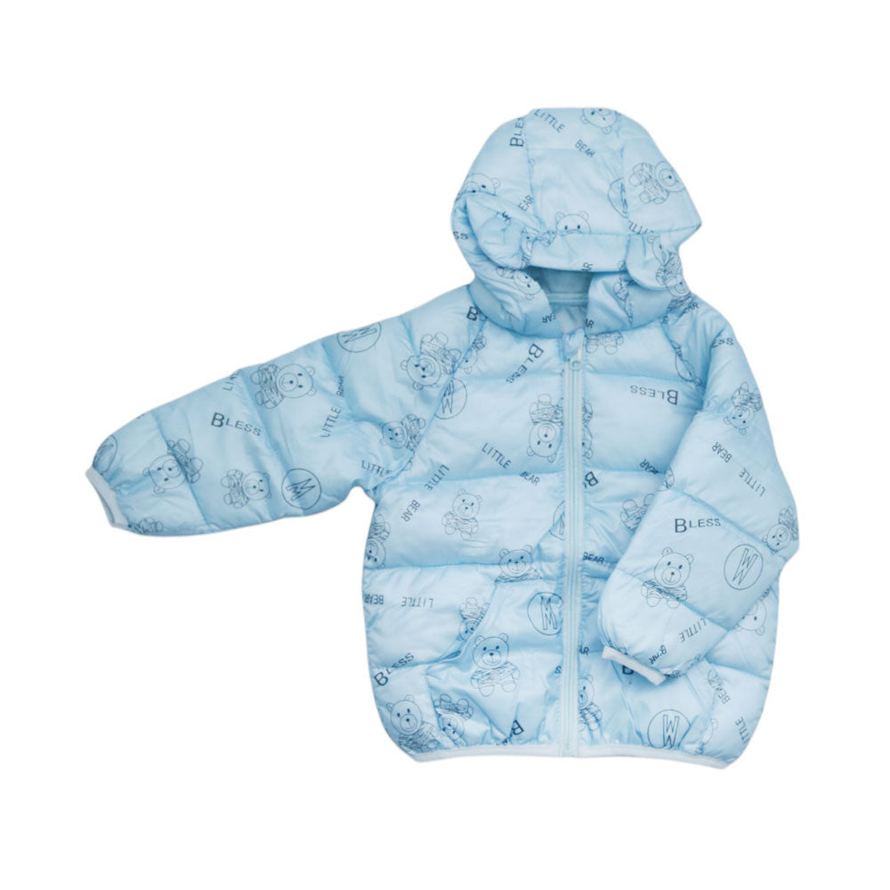 BOYS L/S PUFFER JACKET HOODED MZW-24 6-9M 68