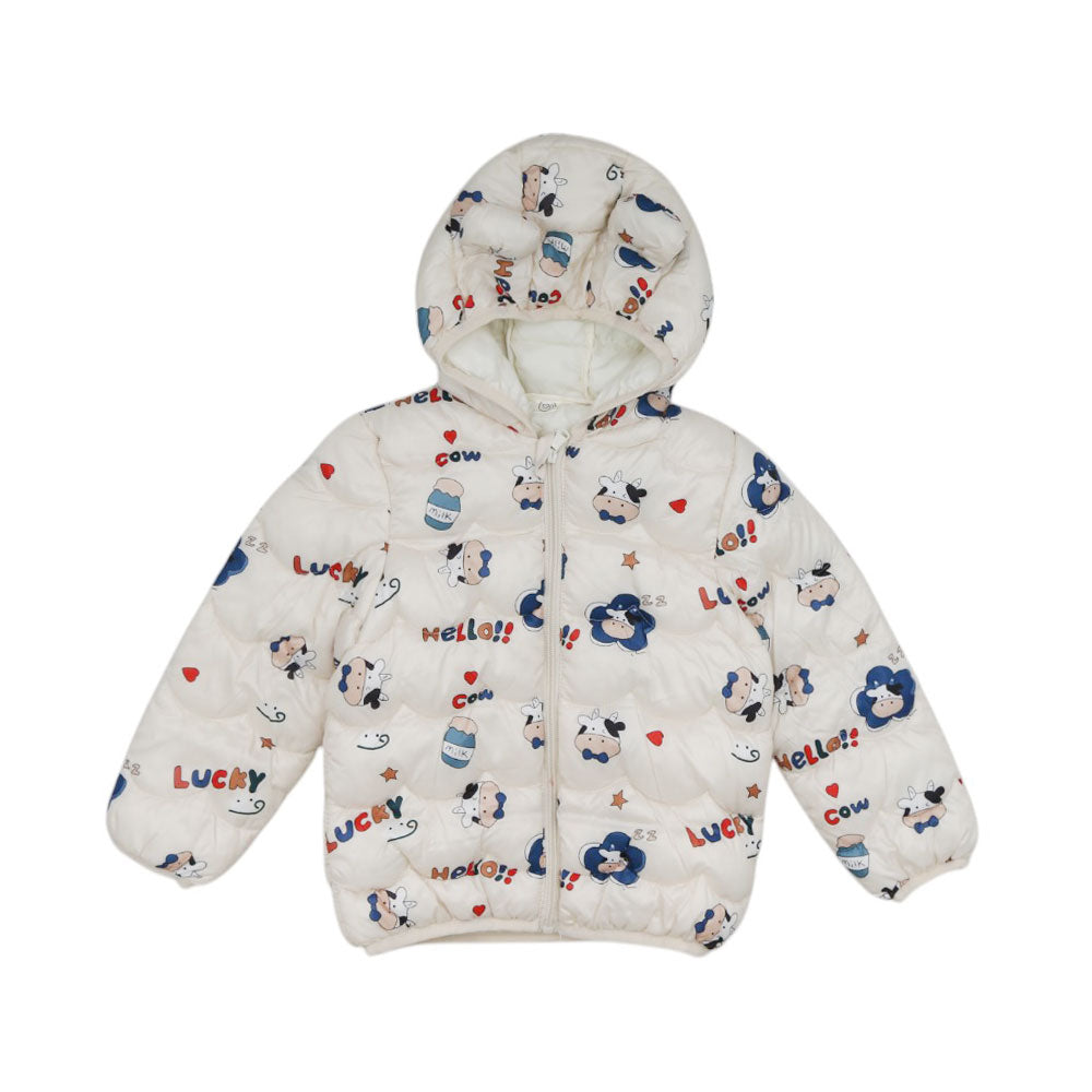 BOYS L/S PUFFER JACKET HOODED MZW-24 18-24M 69