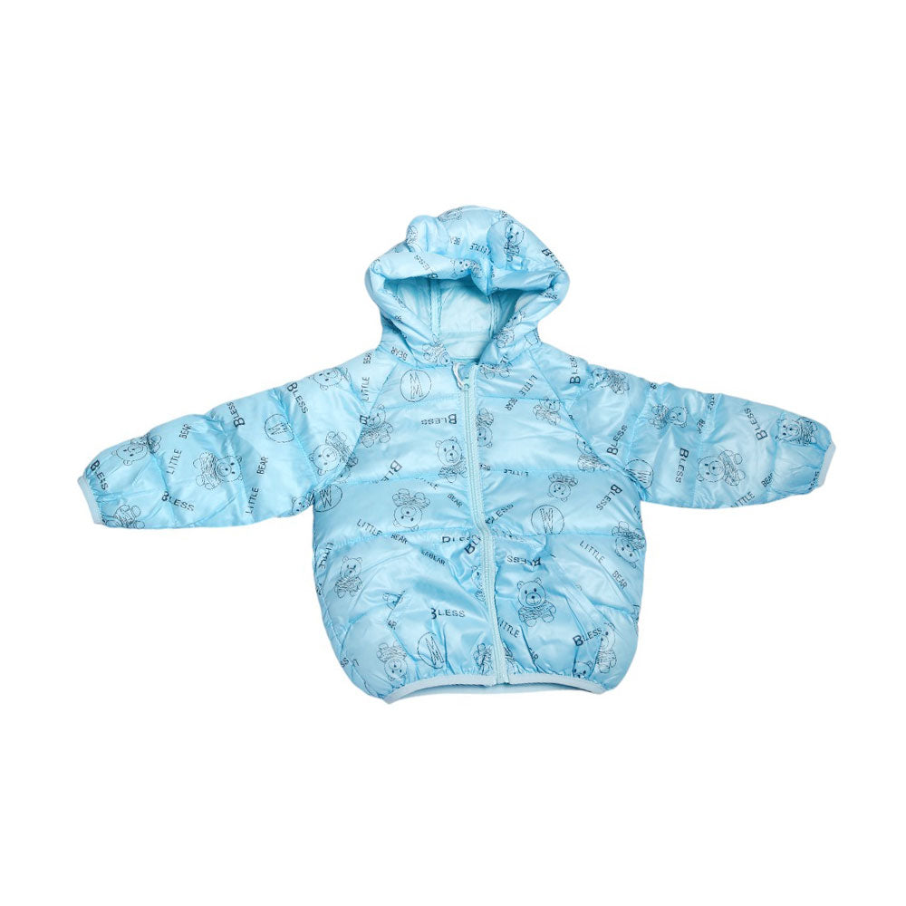 BOYS L/S PUFFER JACKET HOODED MZW-24 18-24M 68