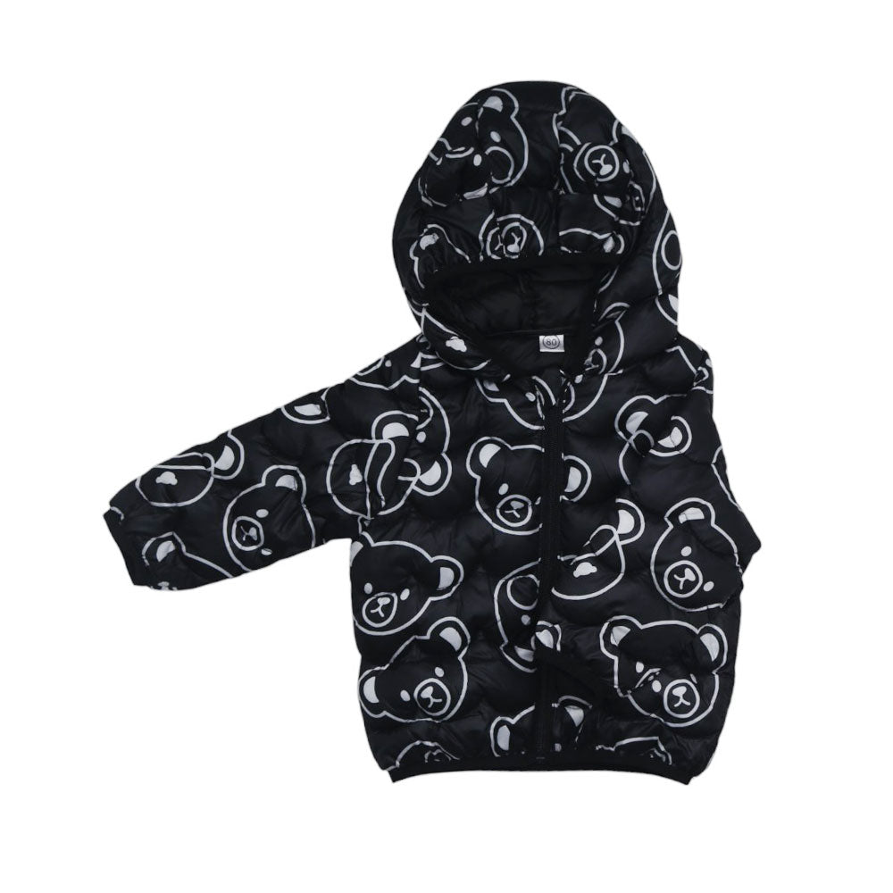 BOYS L/S PUFFER JACKET HOODED MZW-24 6-9M 75